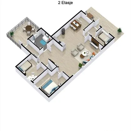 Ramsbu Utsikt Terasse Selvhushold Apartment *